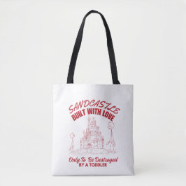 Sandburg: mit Liebe gebaut Tasche
