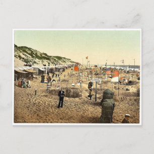 Sandburgen bauen, Westerland, Sylt, Schleswig Postkarte