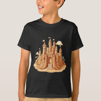 Sandburgen-Event-Kostüm für Jungen im Sommer und T-Shirt