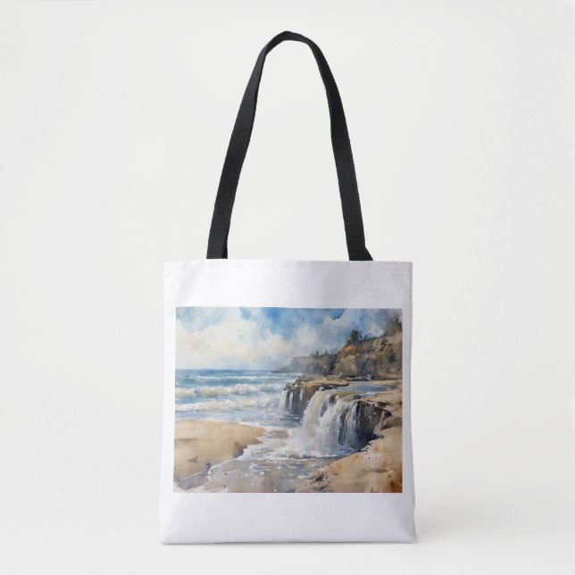 Sandcut Küstenwasserfall,  Tasche (Vorderseite)