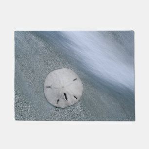 Sanddollar am Strand Sanibel Island, Florida Fußmatte