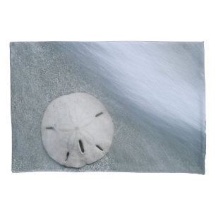 Sanddollar am Strand Sanibel Island, Florida Kissenbezug