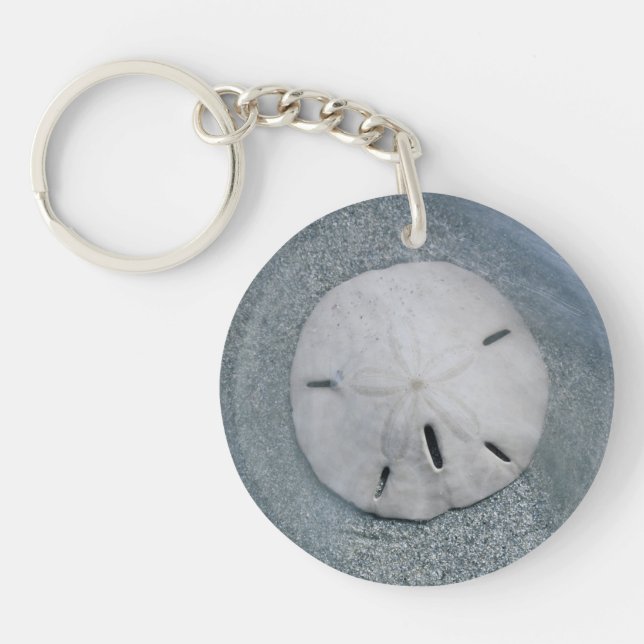 Sanddollar am Strand| Sanibel Island, Florida Schlüsselanhänger (Vorderseite)