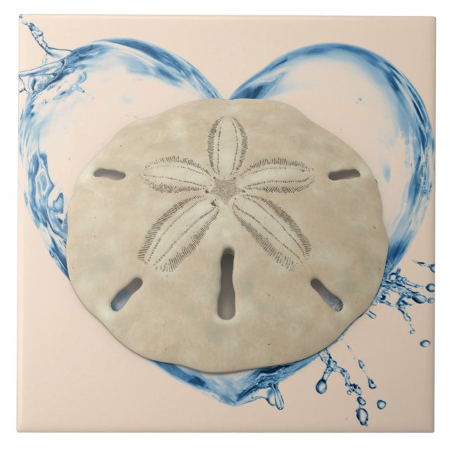 Sanddollar Fliese (Vorderseite)