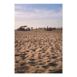 Sanddrucke vor dem Party Fotodruck