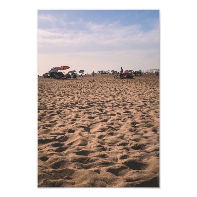 Sanddrucke vor dem Party Fotodruck (Vorne)