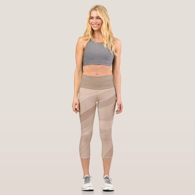 Sanddüne Capri Leggings (Vorderseite)