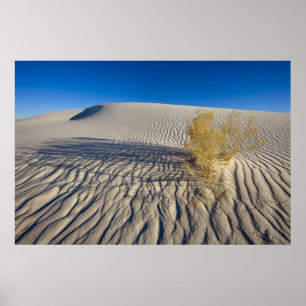 Sanddünen im White Sands National Monument in 3 Poster