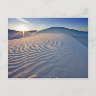 Sanddünen im White Sands National Monument in 5 Postkarte