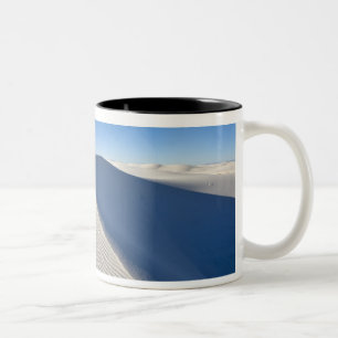 Sanddünen im White Sands National Monument in Zweifarbige Tasse
