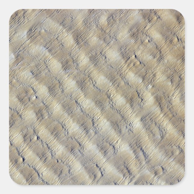 Sanddünen in der Fachi-Bilma-Ära Quadratischer Aufkleber (Vorderseite)