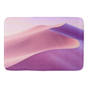 Sanddünen in Rosa und Lavendel Badematte