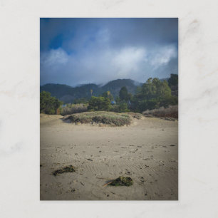 Sanddünen mit Hügeln Küstenlandschaft Postkarte