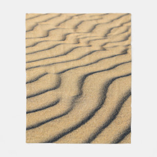 Sanddünen mit Sandstrand Fleecedecke