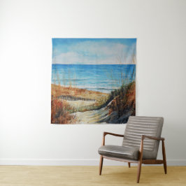Sanddünen und Ozeanmalereien | Tapestry Wandteppich