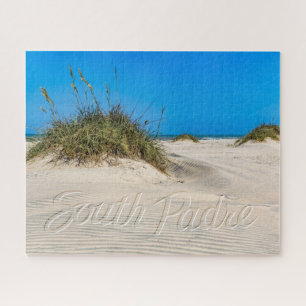 Sanddünen von South Padre Island mit Grafik