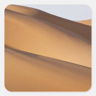 Sanddünen, Wüste Sahara, Marokko 2 Quadratischer Aufkleber