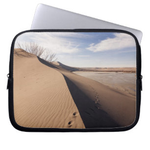 Sanddünenformationen. Bruneau Dunes State Park Laptopschutzhülle