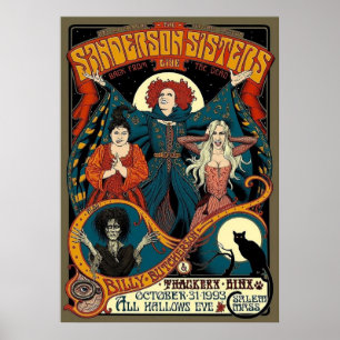 Sanderson Sisters Vintag Poster