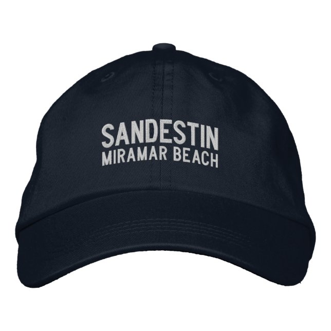 Sandestin Miramar Beach Florida Baseball Hat Bestickte Baseballkappe (Vorderseite)