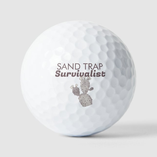 Sandfalle Cactus Golfball (Vorderseite)