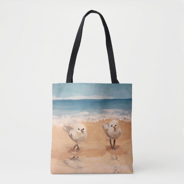 Sandfänger am Meeresufer Tote Bag Tasche (Vorderseite)