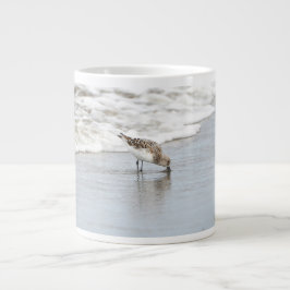Sandfänger auf dem Beach Foto Spezialität Kaffee T Jumbo-Tasse