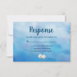 Sandfarbe Sandzehen UAWG und Dollar RSVP Karte