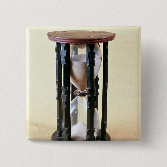 Sandglass, 17. Jahrhundert Button (Vorderseite)
