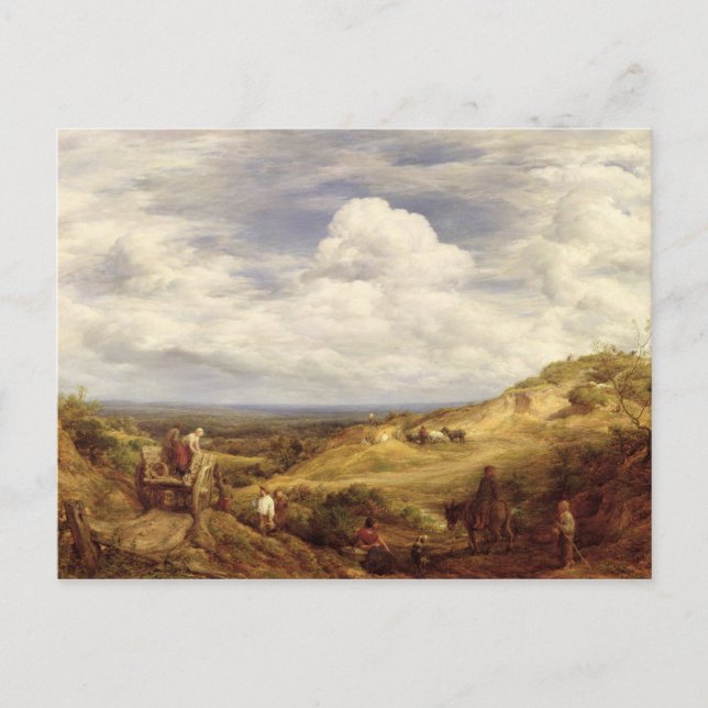 Sandgruben, Hampstead Heath, 1849 Postkarte (Vorderseite)