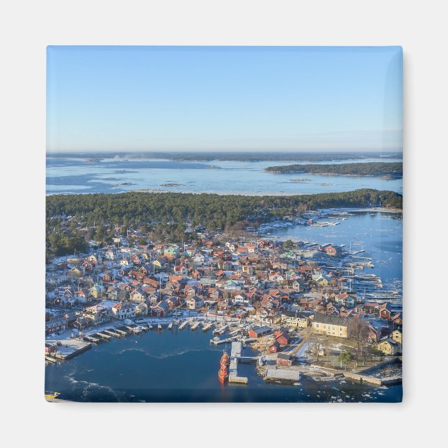 Sandhamn, Stockholm Archipel, Schweden Magnet (Vorne)