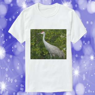 Sandhill Crane Bird Nature Foto T-Shirt