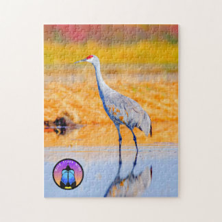 Sandhill Crane Jigsaw Puzzle