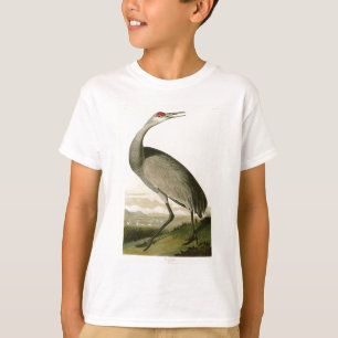 Sandhill Kran-John James Audubon-Vögel von Amerika T-Shirt