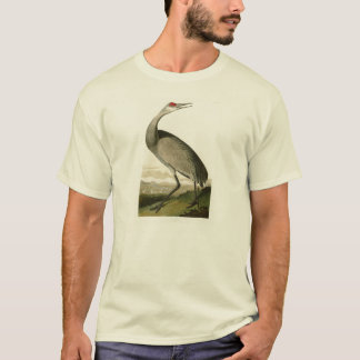 Sandhill Kran-John James Audubon-Vögel von Amerika T-Shirt
