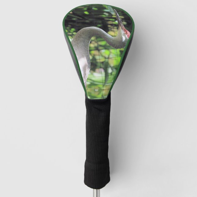 Sandhügelkranich Golf Headcover (Vorderseite)
