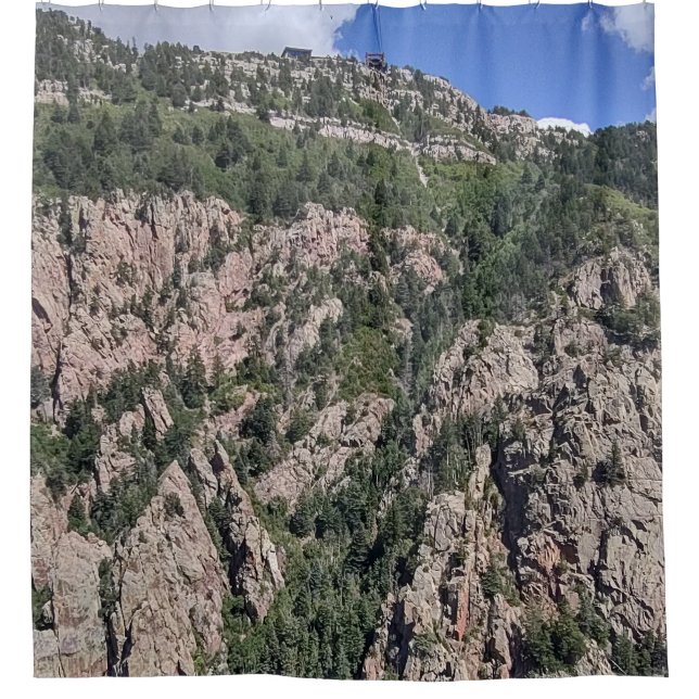 Sandia Mountains Duschvorhang (Vorderseite)