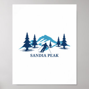 Sandia Peak New Mexico Ski Resort Skifahren _1 Poster