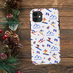 Sandia Peak New Mexico Ski Snowboardmuster Case-Mate iPhone Hülle