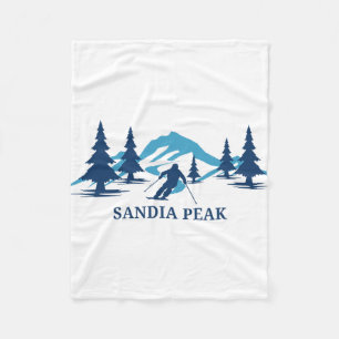 Sandia Peak New Mexico Skigebiet Skifahren Skifahr Fleecedecke