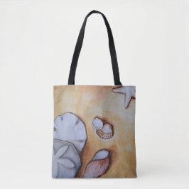 Sandige Muscheln Tasche