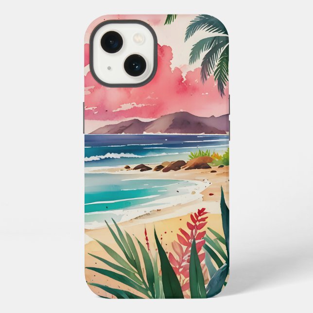 Sandige Zehen iPhone Hülle (Rückseite)