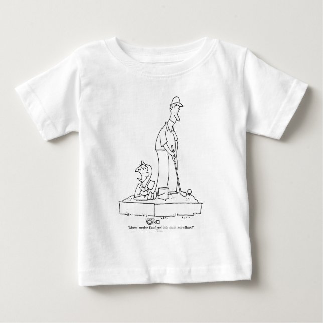 Sandkasten Baby T-shirt (Vorderseite)