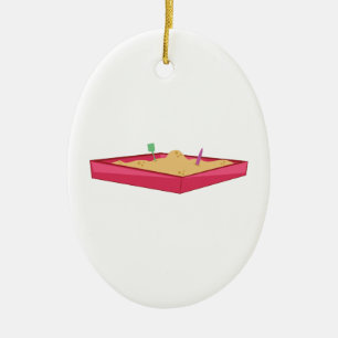 Sandkasten Keramikornament