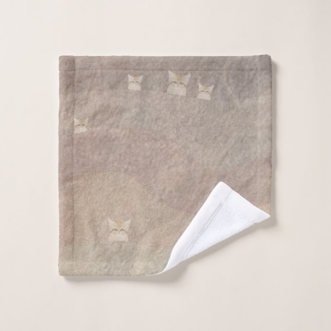 Sandkatzen Washtuch Waschlappen (Waschlappen)