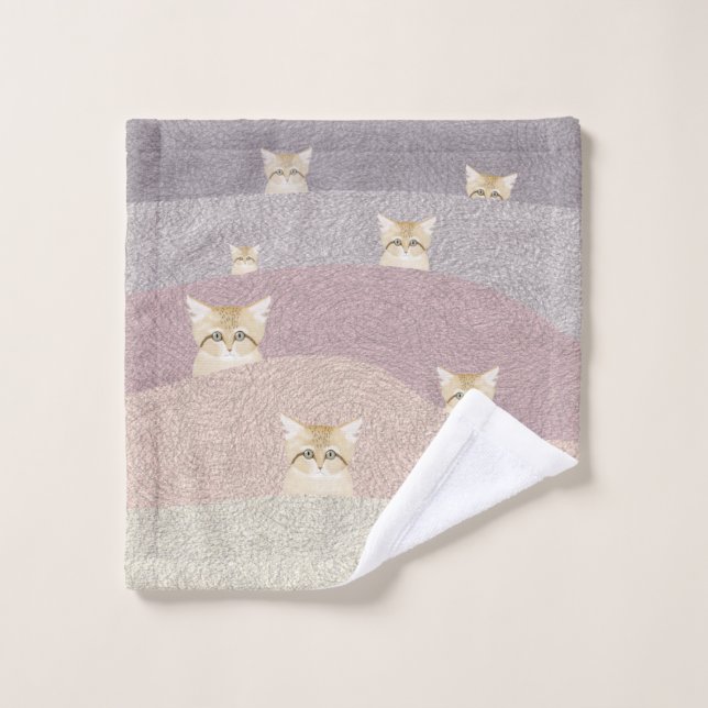 Sandkatzen Washtuch Waschlappen (Waschlappen)