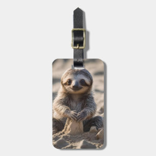 Sandküsten: Baby Sloth Gebäude Sand Castles, Gepäckanhänger