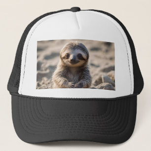 Sandküsten: Baby Sloth Gebäude Sand Castles, Truckerkappe