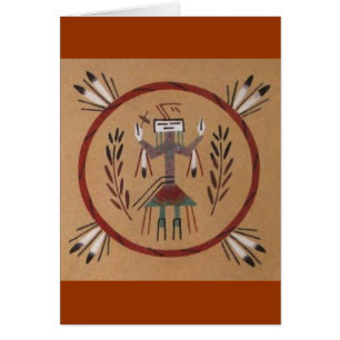 Sandmalerei im amerikanischen Ureinwohnertribal