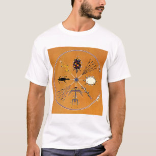 Sandmalerei im amerikanischen Ureinwohnertribal T-Shirt